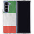 Italy Flag Distressed Galaxy Z Fold5 5G Clear Case